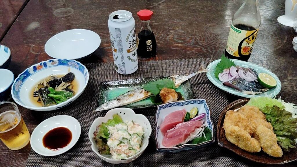 民宿はやかわ 夕食