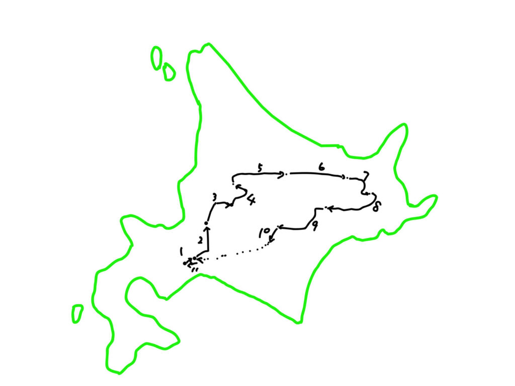 2023年 北海道 旅程